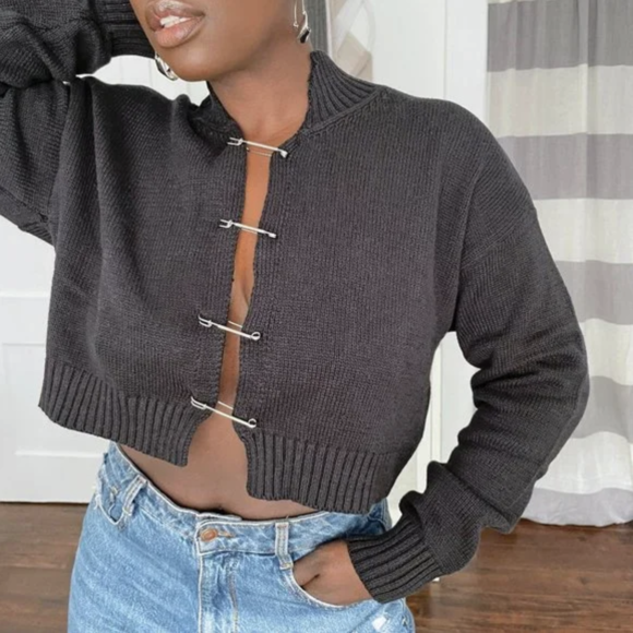 Cropped Knit Sweaters